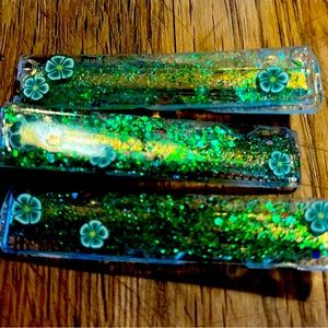 Hand made 🍀 lucky clips! Small, order includes 2.